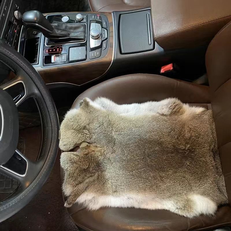 New Car Armrest Box Rabbit Fur Car Rabbit Fur Plush