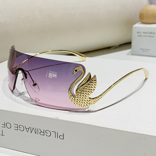 (Cross-border trading), fashionable trend sunglasses, city style, 2 carat, UV protection