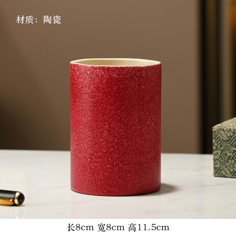 레드 세라믹 펜홀더 [골드 액세서리와 어울리지 않음]