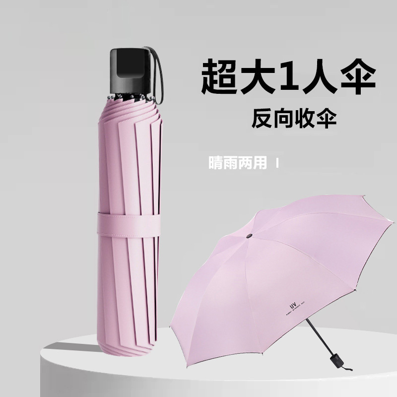 グラデーション色40骨全自動傘男性大晴雨両用日傘卸売りカスタム日焼け止め日傘|undefined