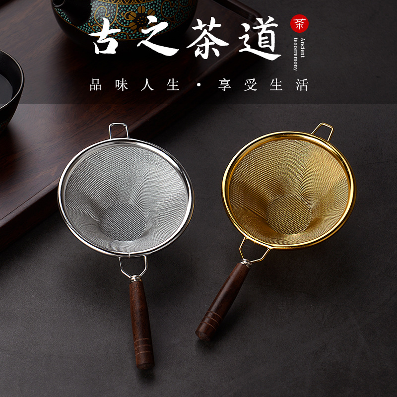 Japanese 304 stainless steel tea set tea filter Kungfu tea leaker tea filter creative tea filter tea ceremony accessories
