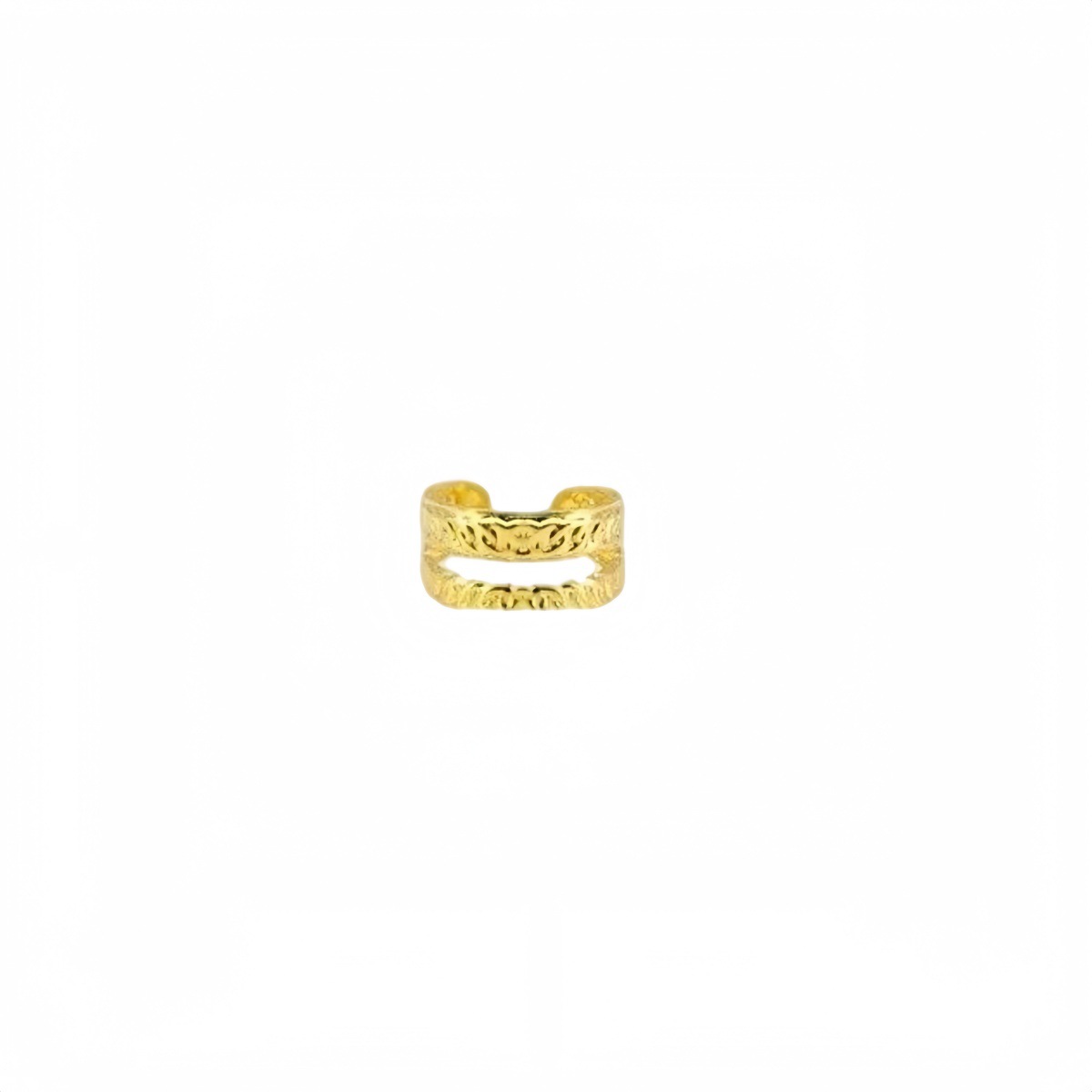 Botón de oreja de cáñamo de 2 hilos dorado 11*6mm32 #