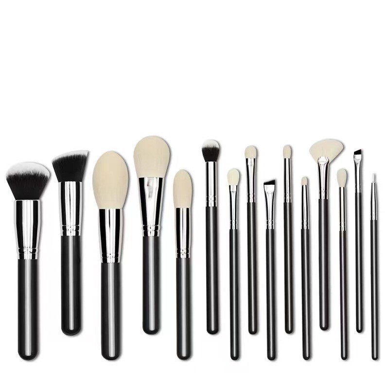 15 cepillos de maquillaje - cepillos desnudos