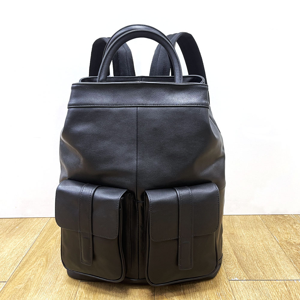 Large Backpack, Simple Casual Top Layer Cowhide Backpack, Business Travel Computer Backpack_voghion.com