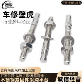 304不锈钢车修壁虎 机械螺栓车修膨胀螺丝 花式拉爆膨胀M6-M24