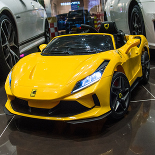 德國2025新款法拉利兒童電動玩具車四輪四驅汽車搖擺車遙控汽車可