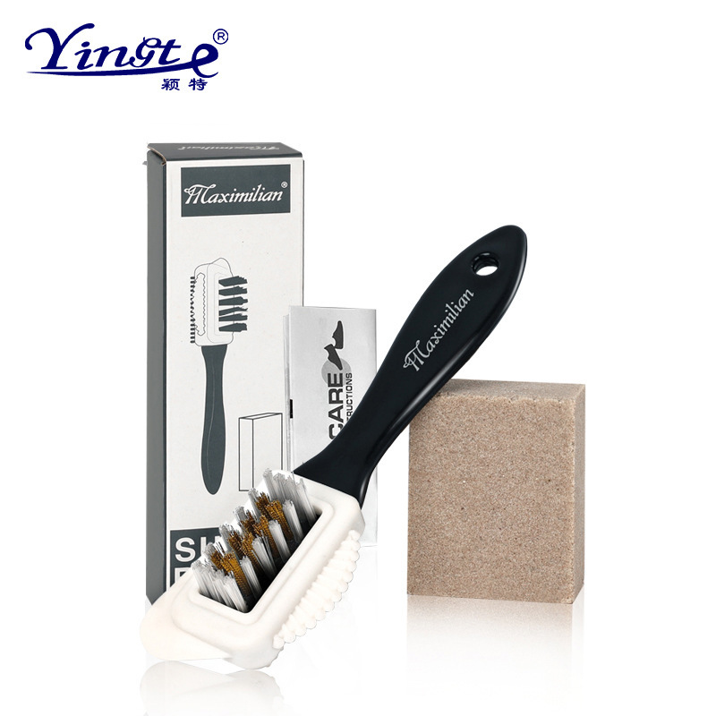 Cepillo de zapatos de cuero de terciopelo borrador cepillo de goma cruda zapatos de bola limpieza de descontaminación cepillo de zapatos de goma zapatos de cuero de gamuza cepillo de piel de venado