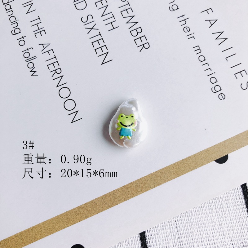 6g Weight Beads Jewelry Making Type 20*15mm Jewelry Making Size Jewelry Accessories Classification Smooth Embellishment 10 PCS/Package Quantity Acrylic Material Animal, Cartoon, Fruit Pattern All Seasons Season Cute Style 10 PCS/Package 20*15mm Acrylic Animal Cartoon Fruit Beads Jewelry Accessories 6