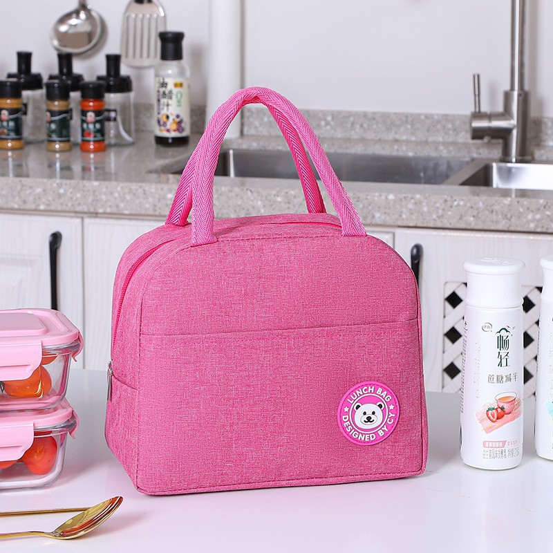 Portable bento bag lunch box Thermal insulation bag students lunch bag office workers with food storage bag to issue cross-border lunch box bag