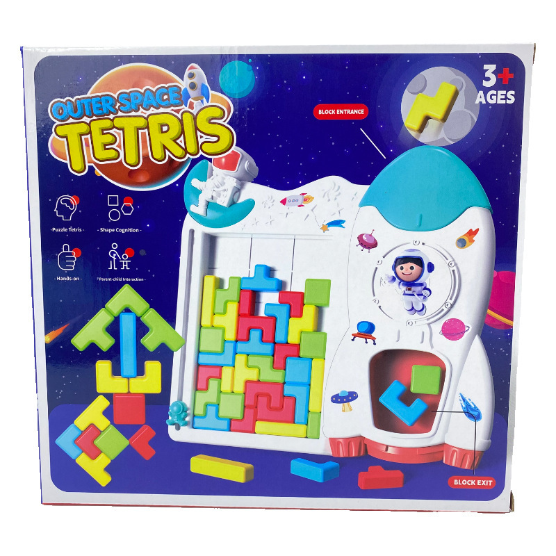 Space tetris, English