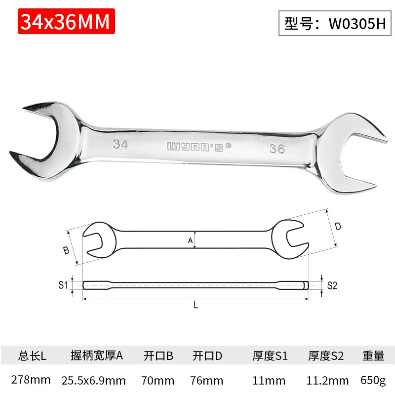 Wrench, set handmade, mirror effect