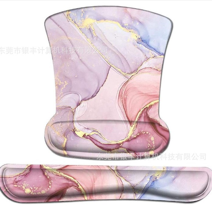一件代发方型护腕鼠标垫键盘垫加厚垫硅胶手托电脑手腕垫套装