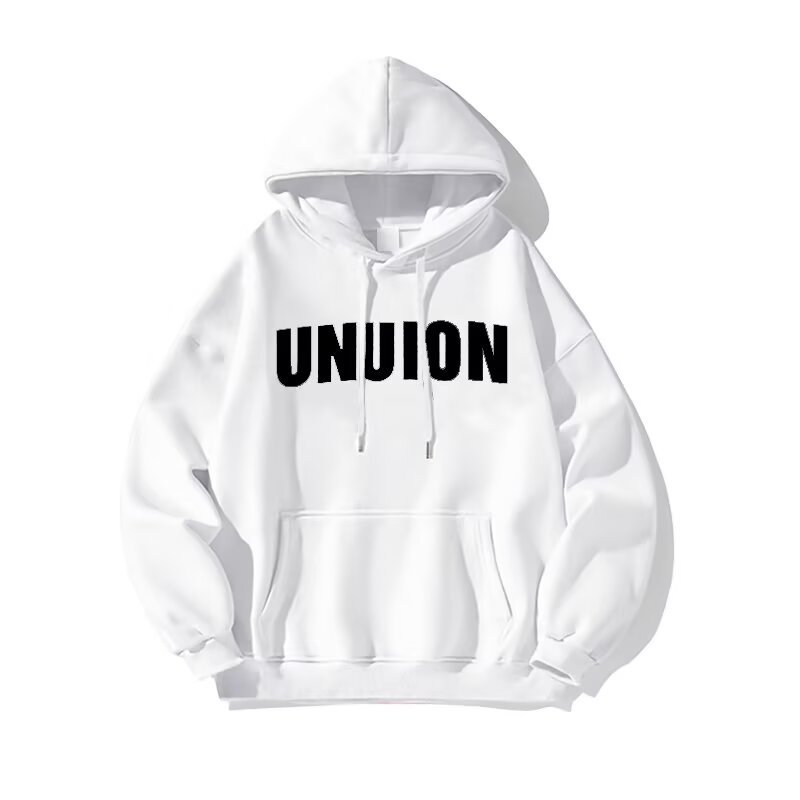 Felpa con cappuccio uomo stile hong kong oversize con scritte_voghion.com