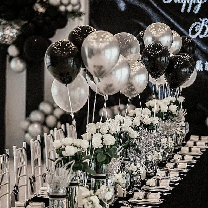 Grande decorazione a forma di cuore da 40 pollici con tema "Buon compleanno" per feste di bambini e allestimento dell'atmosfera._voghion.com
