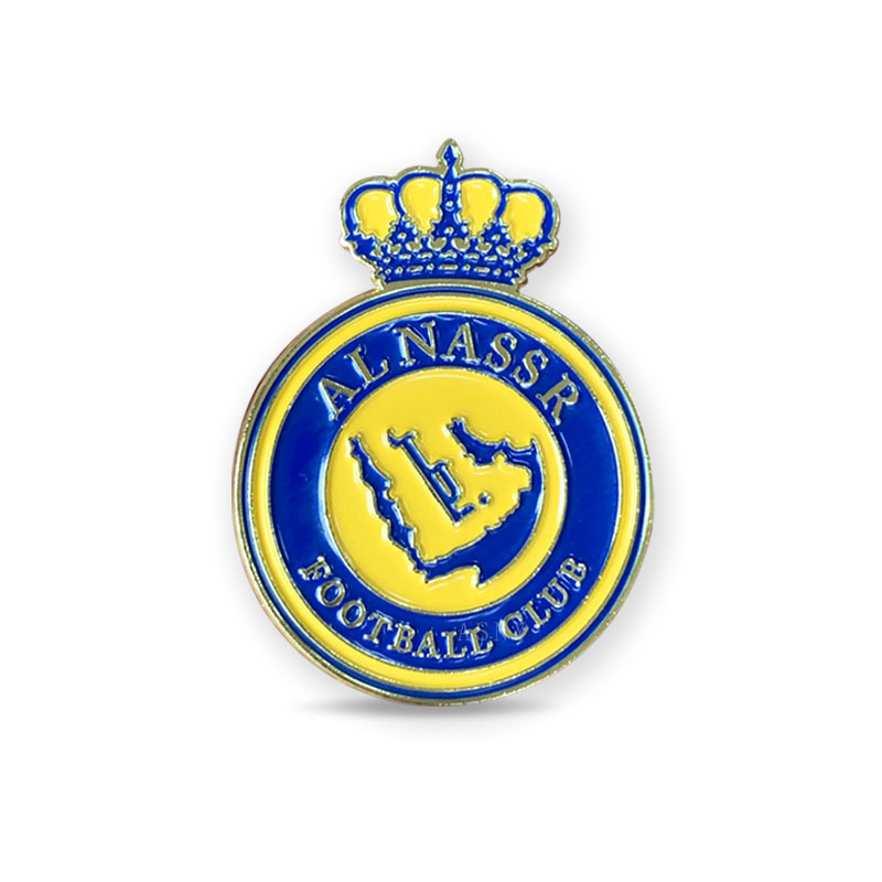 Insignia del equipo de la Copa del Mundo de metales Insignia de fútbol del club periférico Insignia de fútbol Recuerdo Insignia transfronteriza Esmalte