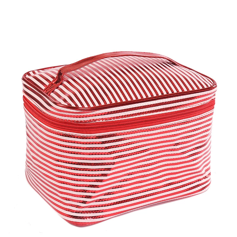 Handheld cosmetic bag, purse PVC, custom-made