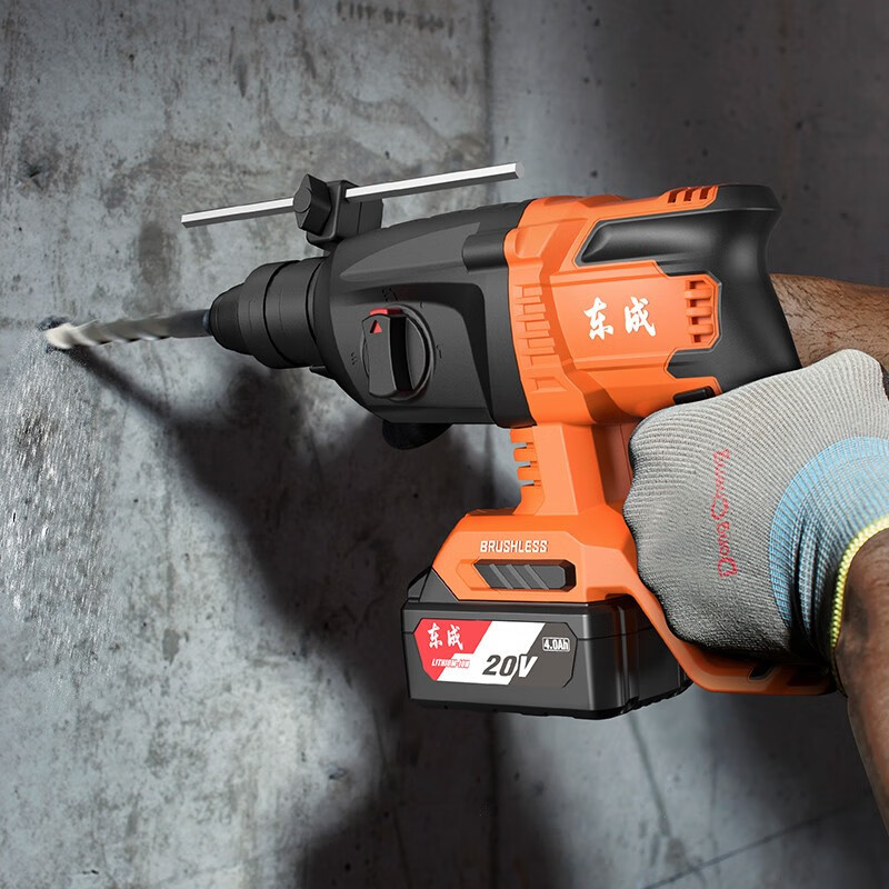 Dongcheng martillo eléctrico recargable martillo eléctrico sin escobillas perforador de impacto de hormigón picador eléctrico multifuncional martillo eléctrico de litio 20V