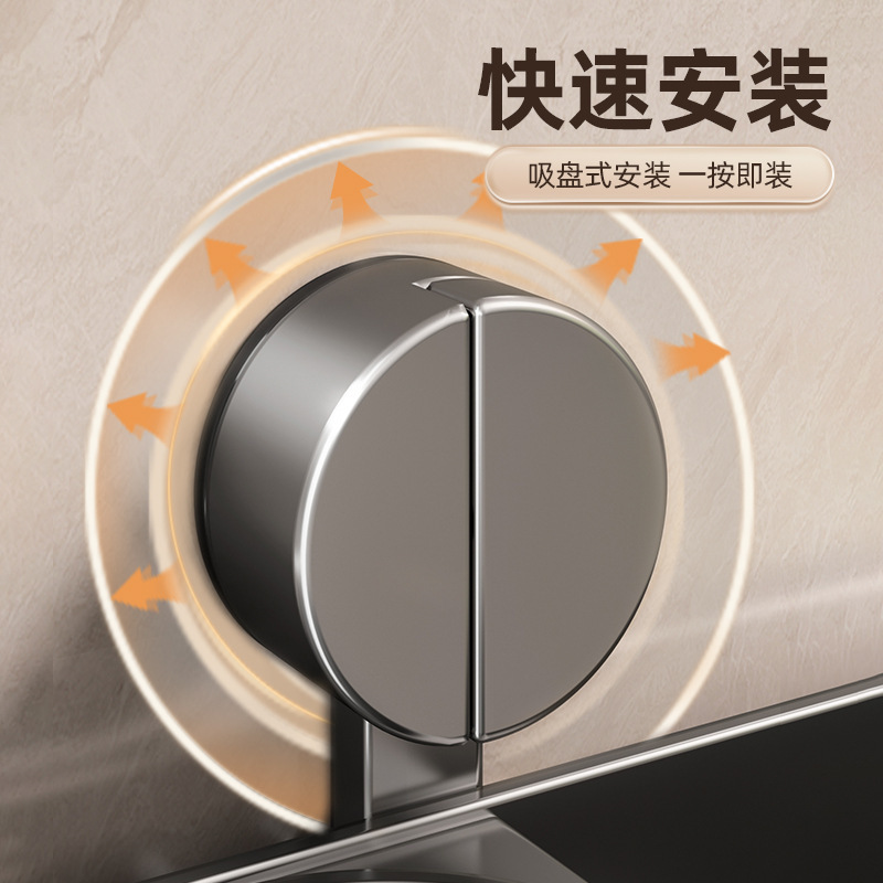 吸盤トイレブラシ家庭用死角のない2025新型壁掛け式トイレ専用ブラシトイレ洗浄神器|undefined