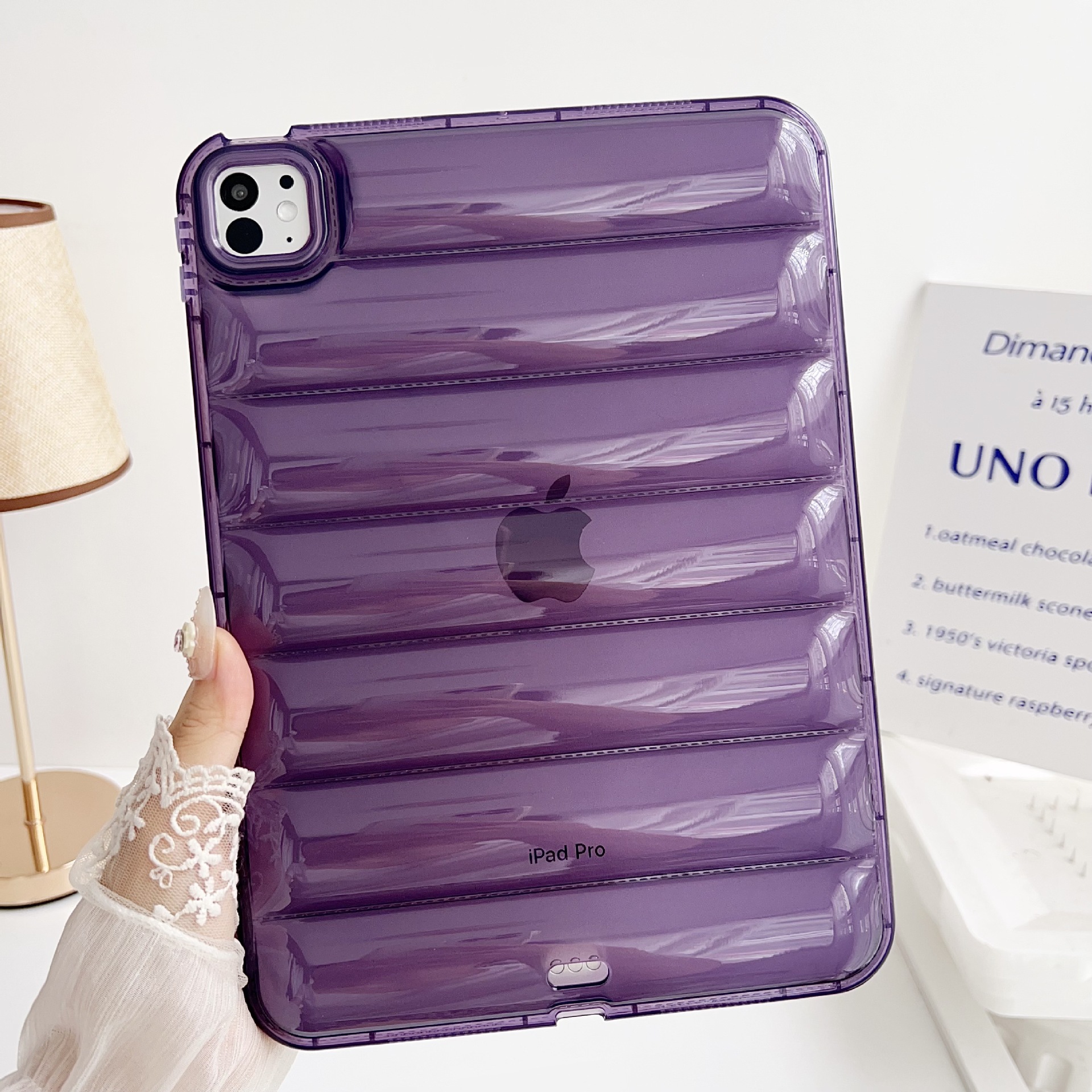 适用于ipadPro11保护套透色羽绒服TPU防摔ipadmini4/5平板保护壳