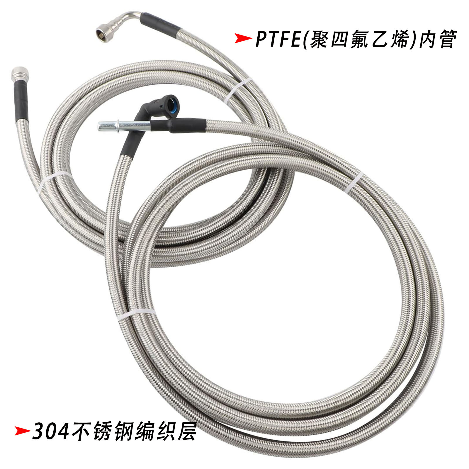 819-905 Stainless Steel Fuel Line Kit Flexible Braided Tubing for Chevrolet Flexible Fuel Line