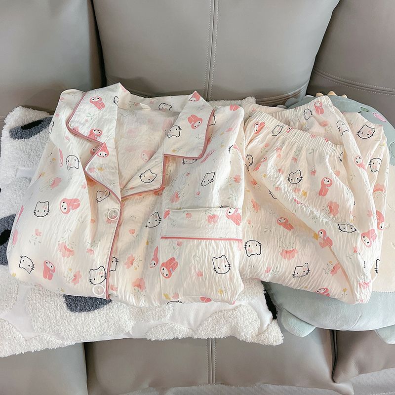 6611 멜로디 헬로키티-클라우드 코튼 긴팔팬츠