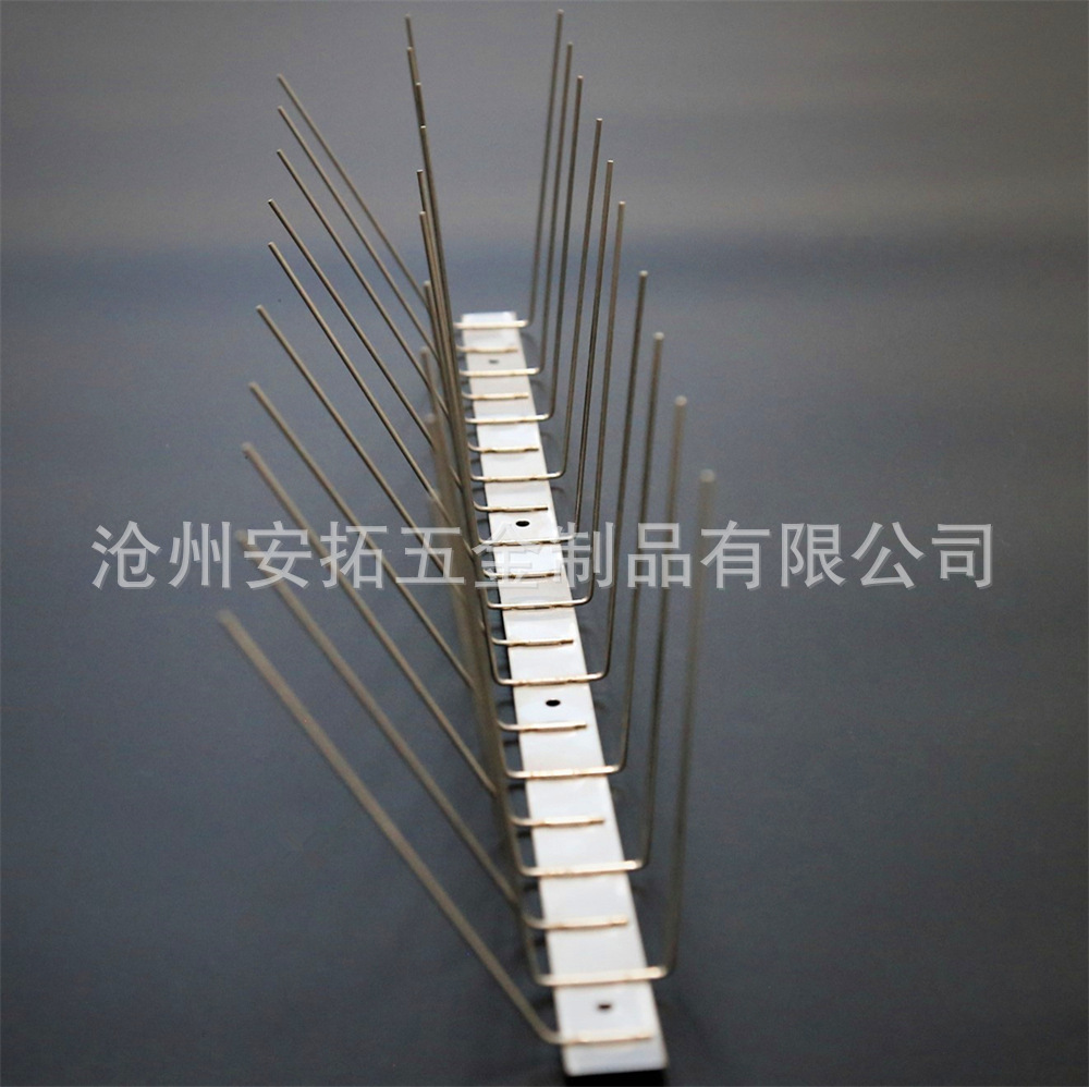 跨境出口厂家批发驱鸟器鸟刺不锈钢家用花园果园农场驱鸟刺