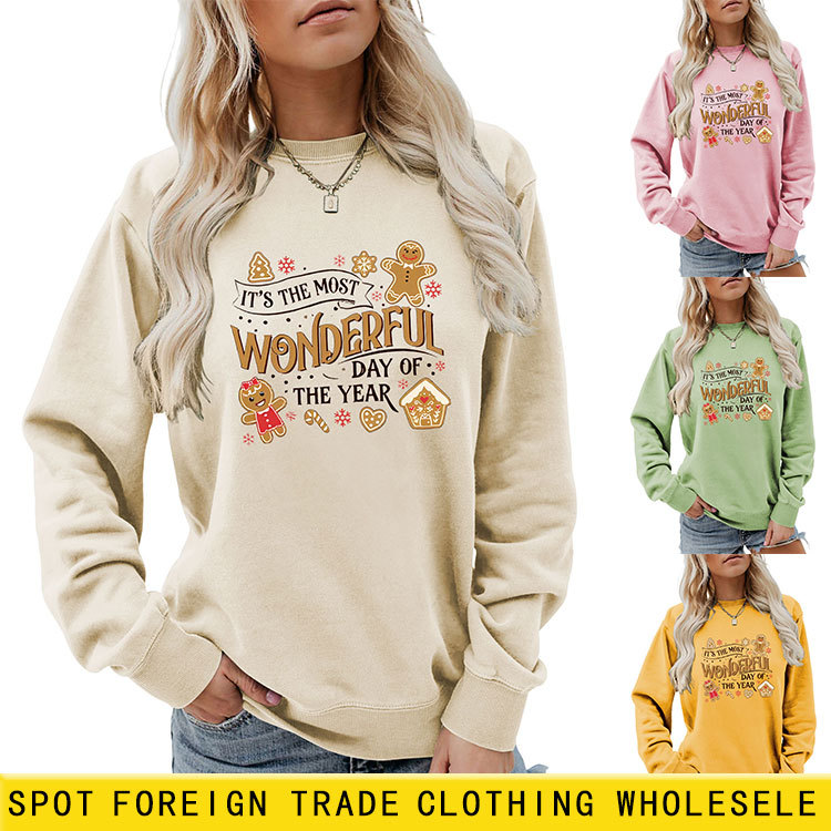 it's the most wonderful亚马逊wish独立站可爱趣味女士秋冬卫衣