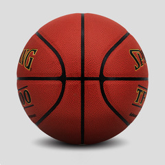 SPALDING斯伯丁籃球標準成人7號柔軟PU吸濕吸汗皮革籃球74-716A