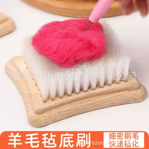 Деревянный шерстяной войлок, DIY, с вышивкой