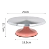 12 -inch alloy transfer table+ABS base pink
