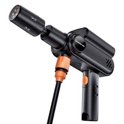 Gun Rechargeable Water Spray Gun Portable — High pressure car wash water gun