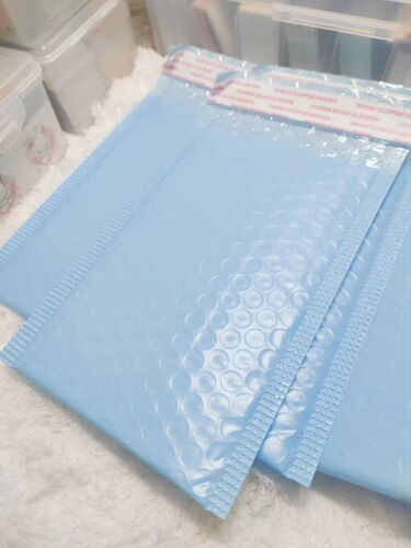 Purple express bubble bag thickened mobile phone case bag decoration packaging bag candy color packaging self-adhesive envelope bag