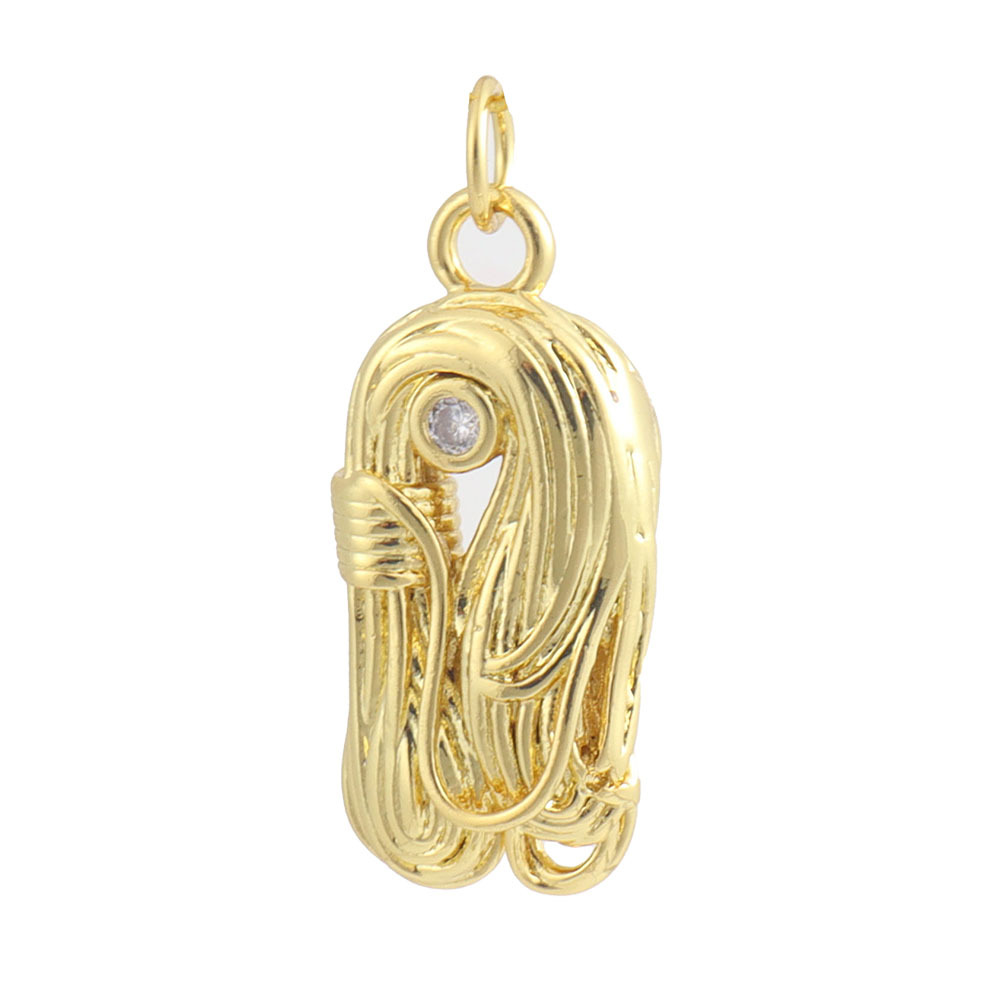 6g Weight Pendant Jewelry Making Type 12 * 18mm Jewelry Making Size Zircon Inlay Material DIY Jewelry Accessories Classification 1 Piece Quantity Copper Material Star, Heart Shape, Eye Pattern Plating, Inlay Design IG Style Style 1 Piece 12 * 18mm Copper Zircon Star Heart Shape Eye Pendant 16