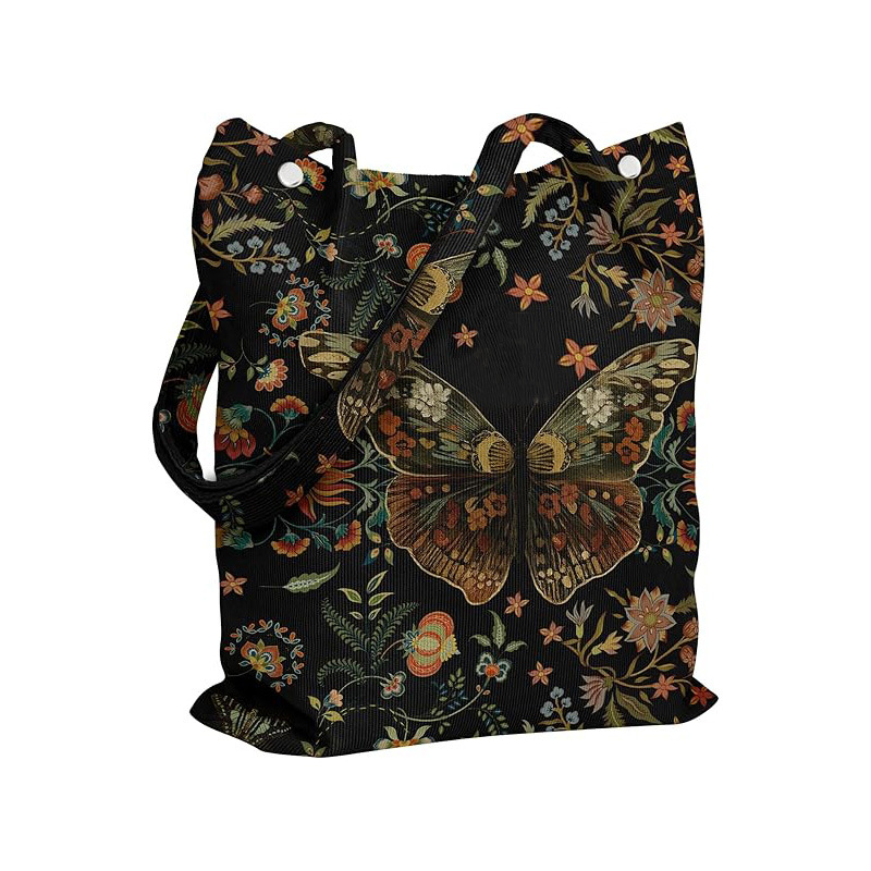 Bolsa de moda impresa de velcro para mujeres, bolso de transporte diario, bolsa de viaje portátil