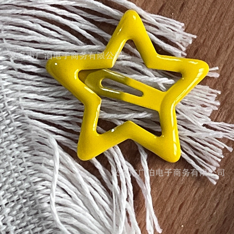 Mayorista de clips de cabello de estrellas de color niñas lindas clips de frangeo lateral clip de cabello rotos clip de cabello de niña roja corazón bb clip de cabello image 35