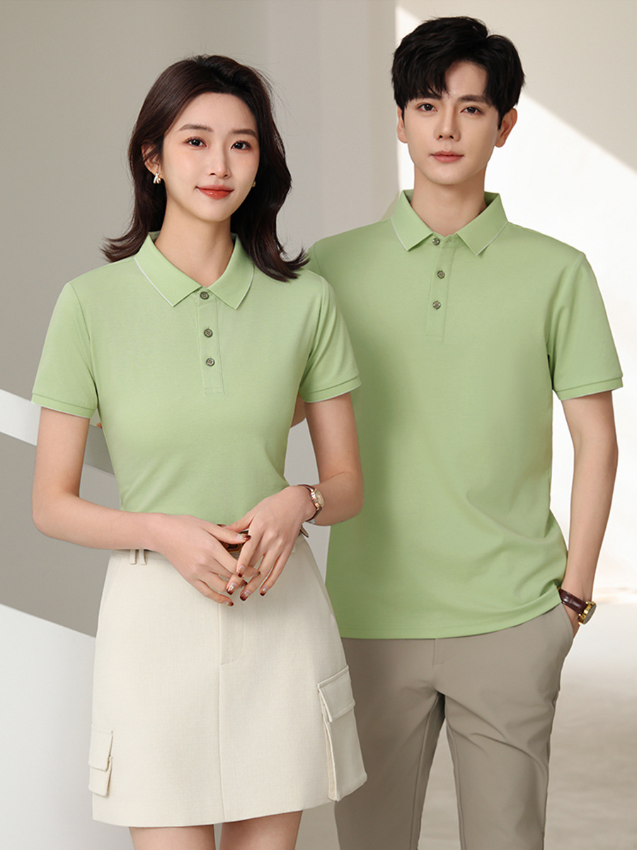 60 camisetas de negocios elásticas con cuello, polo de golf, ropa de trabajo, polos para hombres, logotipos impresos personalizados