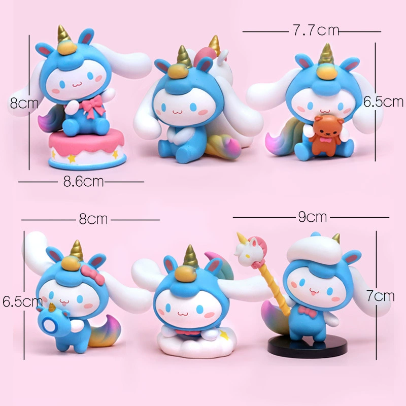 Q-version anime mini figure, cute character collectible, single blind-style figurine (61 g)