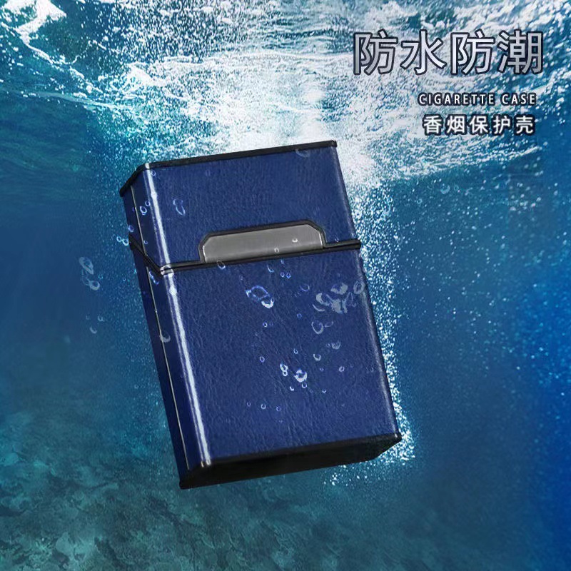 Caja de cigarrillos 20 paquetes Caja de regalo Caja de cigarrillos en bruto de cuero Caja de cigarrillos magnética portátil personalizada para niños Caja de cigarrillos anticolisión y a prueba de humedad para niñas