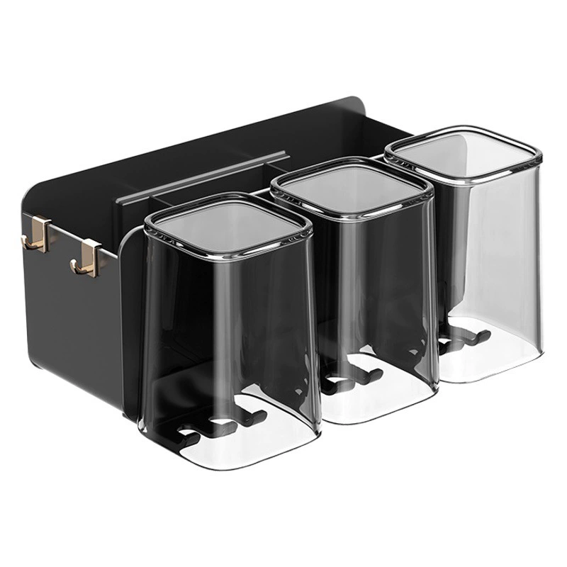 Костюм для мытья неперфорированная подставка для зубных щеток настенный ящик для хранения в ванной 2-3-4 держатель для электрических зубных щеток