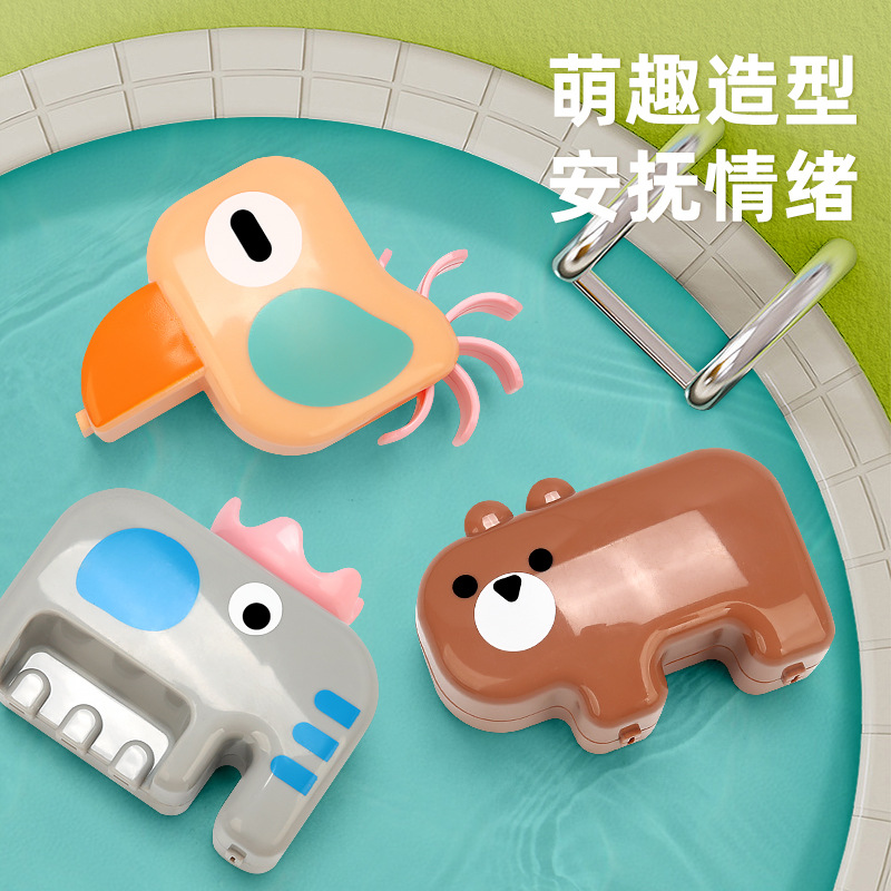 Nuevos productos para niños bañados juguetes de agua de 8 piezas juegos de ducha rociadores de agua bebé baño de agua niños y niñas al por mayor