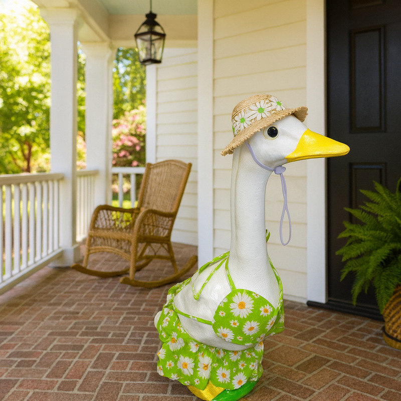 New 2025 Spring/Summer Beach Style Bikini Porch Goose Costume Pet Decoration Christmas Halloween Pet Dog
