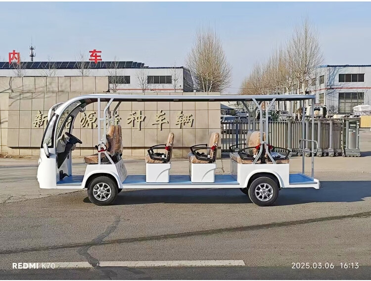8-11-14 Seats Electric Four-Wheel Sightseeing Car Scenic Spot Tourism Sightseeing Car Airport Campus Pick-Up Shuttle Bus