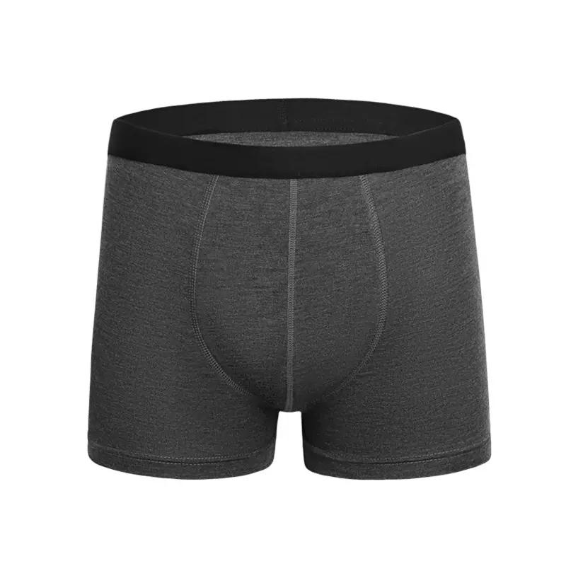 失禁内裤男士欧美大码老人防漏尿平角裤舒适纯色弹力莫代尔内裤