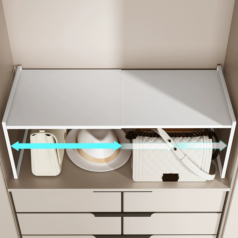  wardrobe layered partition storage artifact retractable cabinet storage rack clothing partition wardrobe partition bedroom donglong