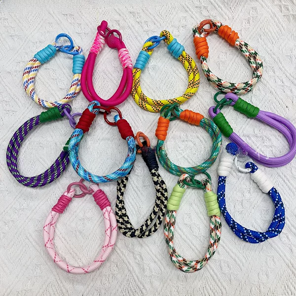 New Contrast Color Rope with Mobile Phone Case Pendant Drop-resistant Men's and Women's Distinctive Rope with Kettle Rope with Bag Hanging Ornament Rope