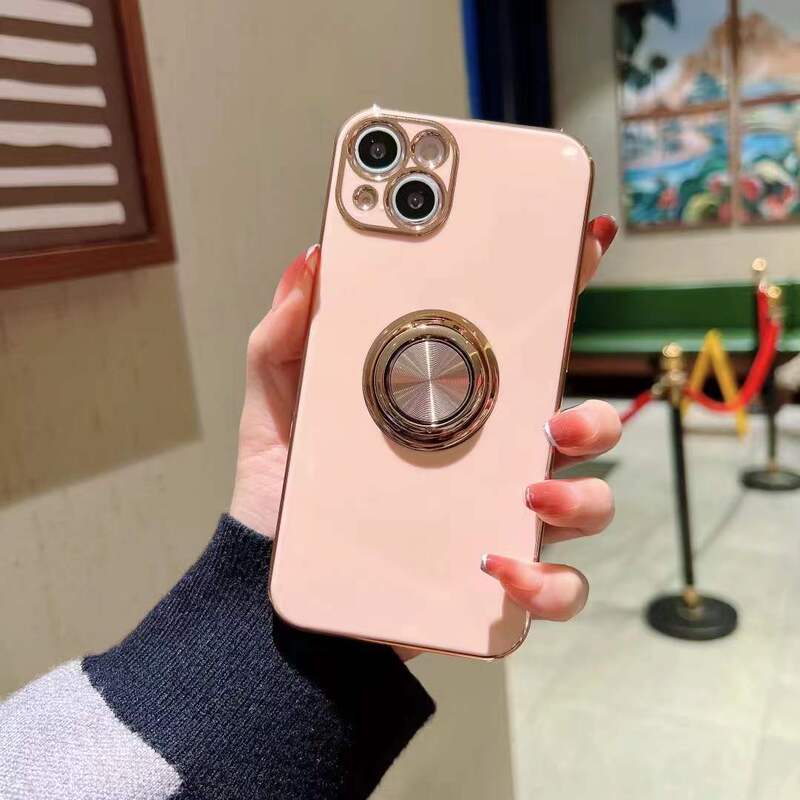 Integrated Ring Magnetic Apple 16 Electroplated Phone Case for iphone14promax Phnom Penh 15 Protective Cover 13 Integrated Ring Magnetic Apple 16 Electroplated Phone Case for iphone14promax Phnom Penh 15 Protective Cover 13