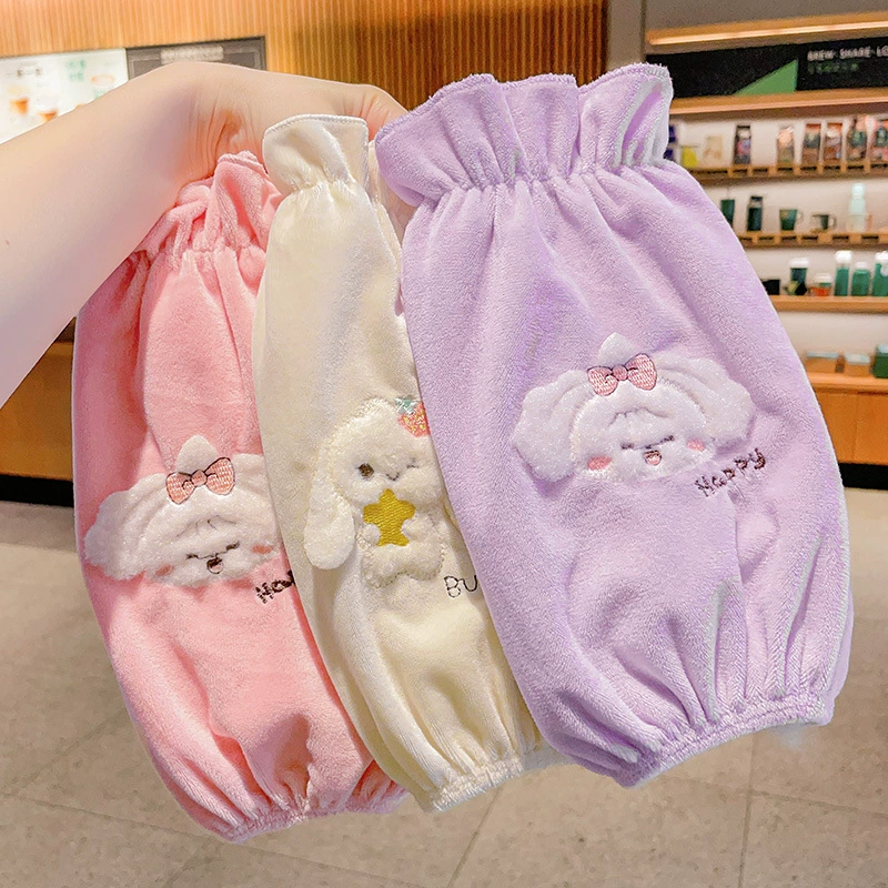 Детская противообрастающая защита от грязи рукава для девочек новый милый ребенок водонепроницаемый рукав для девочек