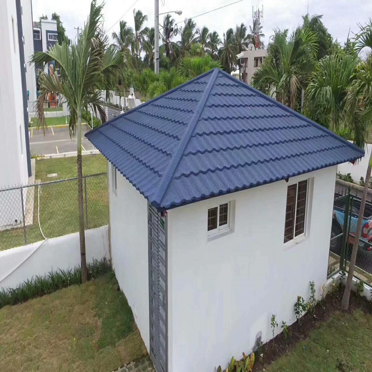 布拖彩石金属瓦厂家 别墅住宅屋顶瓦价格 棚户区翻新改造