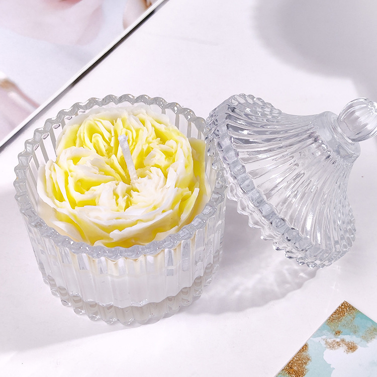 オースティンローズフラワーアロマセラピーキャンドルインスタイルフレグランスアロマセラピー誕生日結婚式バレンタインデーギフト|undefined