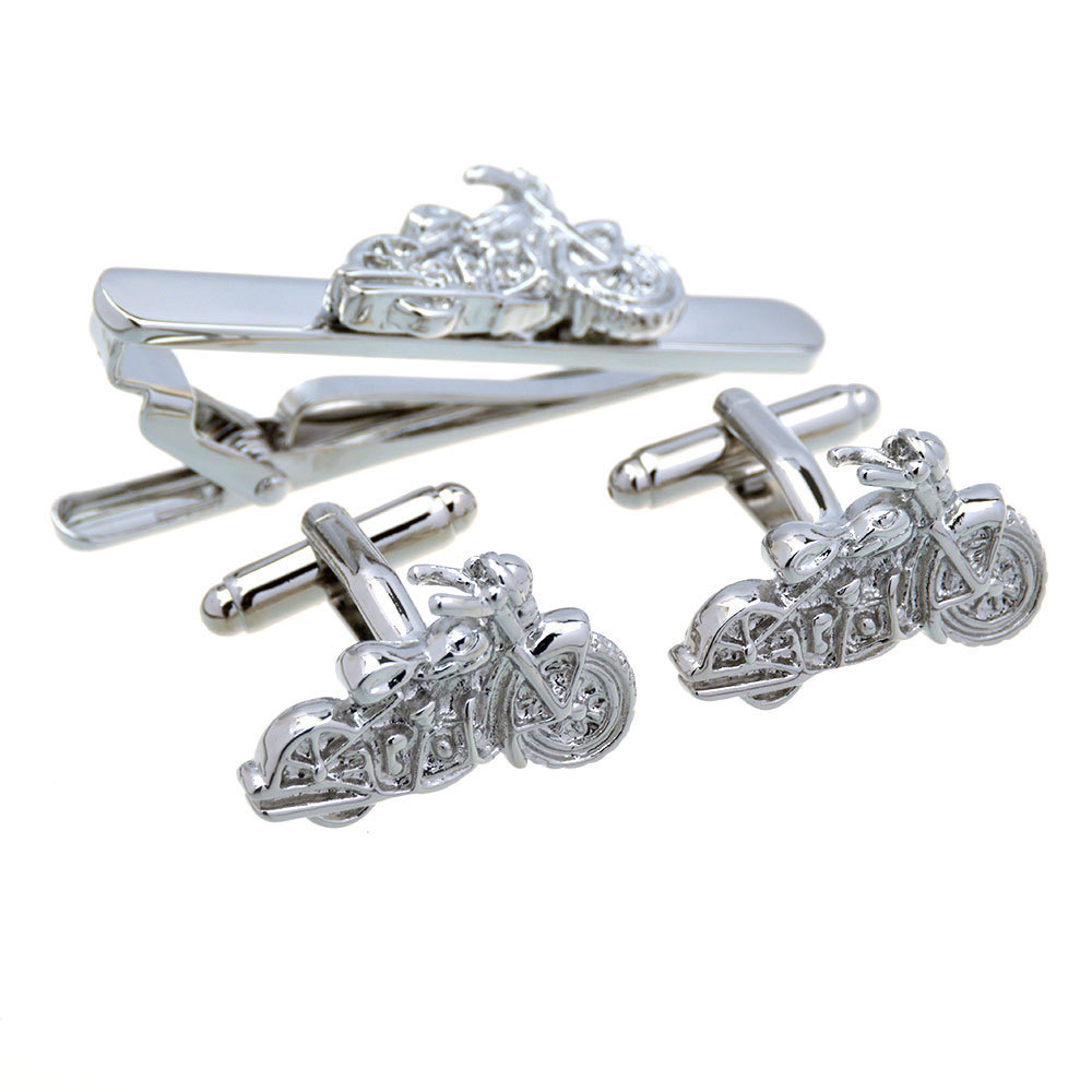Tie Clip Cufflinks Set Note Cufflinks Airplane Cufflinks Men's Cuff Cuff Nails_voghion.com